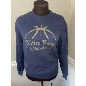 Vintage Notre Dame Basketball Sweatshirt Crewneck Adult Sz XL Runs‎ Small